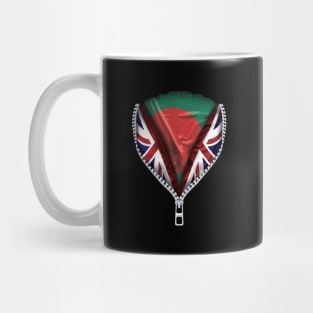 Bengali Flag  Bangladesh Flag British Flag Ripped Open - Gift for Bengali From Bangladesh Mug